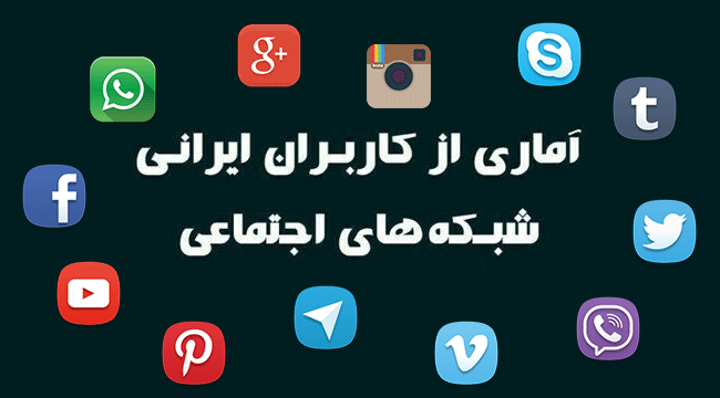 اینفوگرافیک : آماری از کاربران ایرانی شبکه های اجتماعی